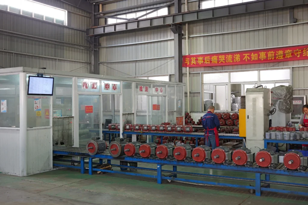 Motor terminal wiring assembly process