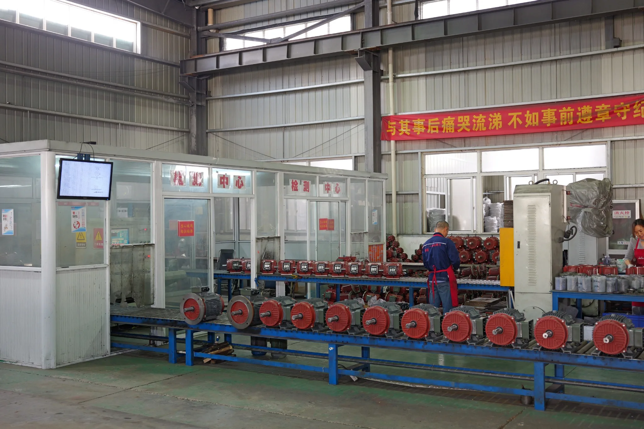 Motor terminal wiring assembly process