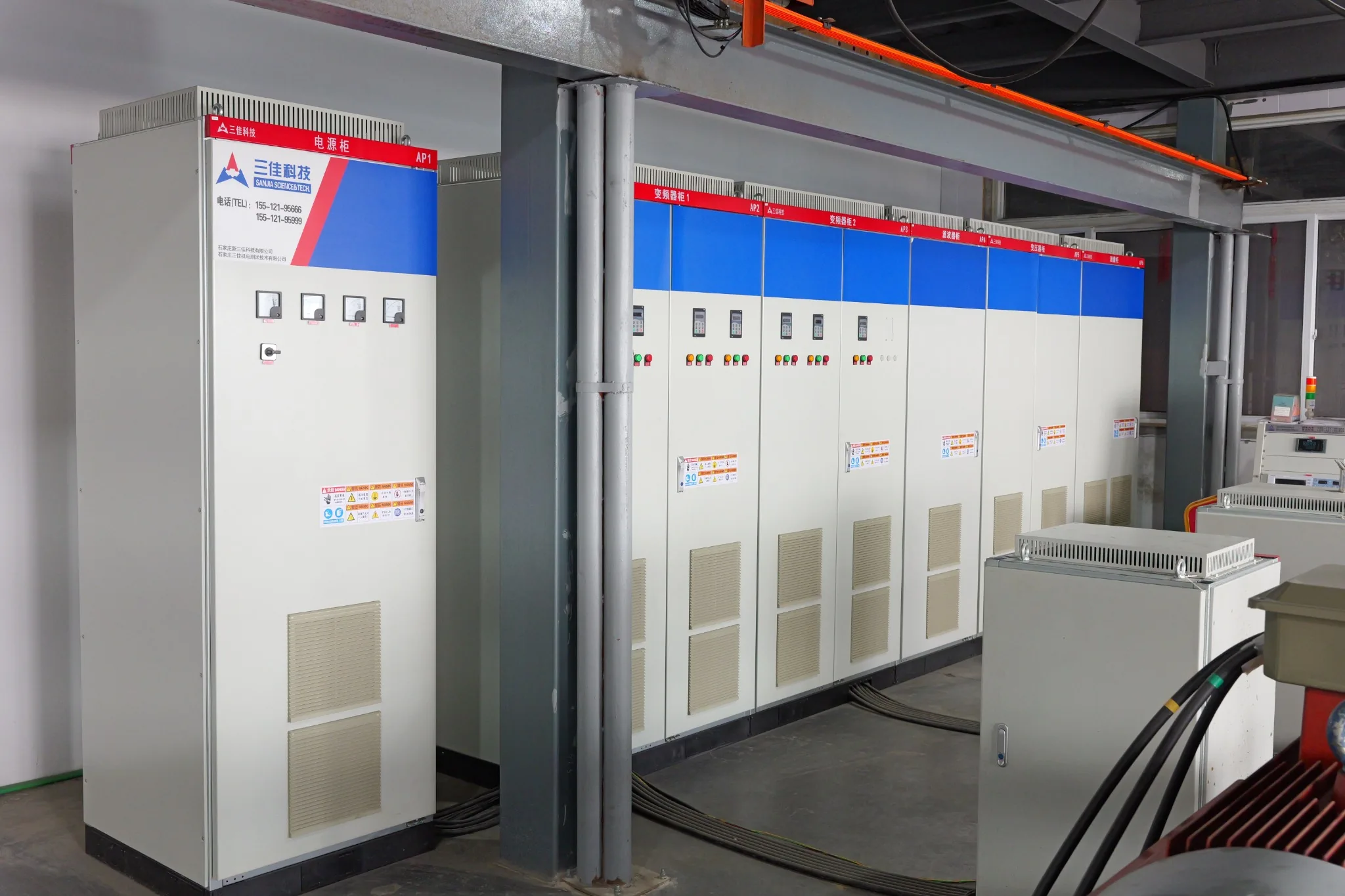 Motor type test laboratory used for YE4 IE4 induction motor testing
