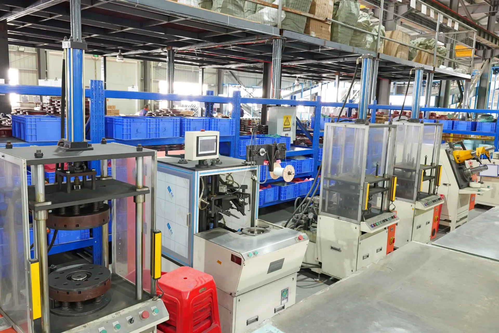 Stator coil insertion and wire embedding line for YE4 IE4 motors