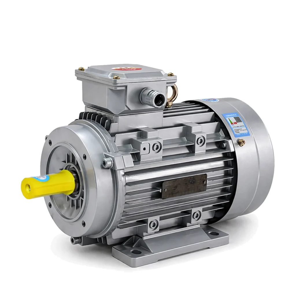 YE3 series H80–180 aluminum housing three-phase asynchronous motor with flange mounting