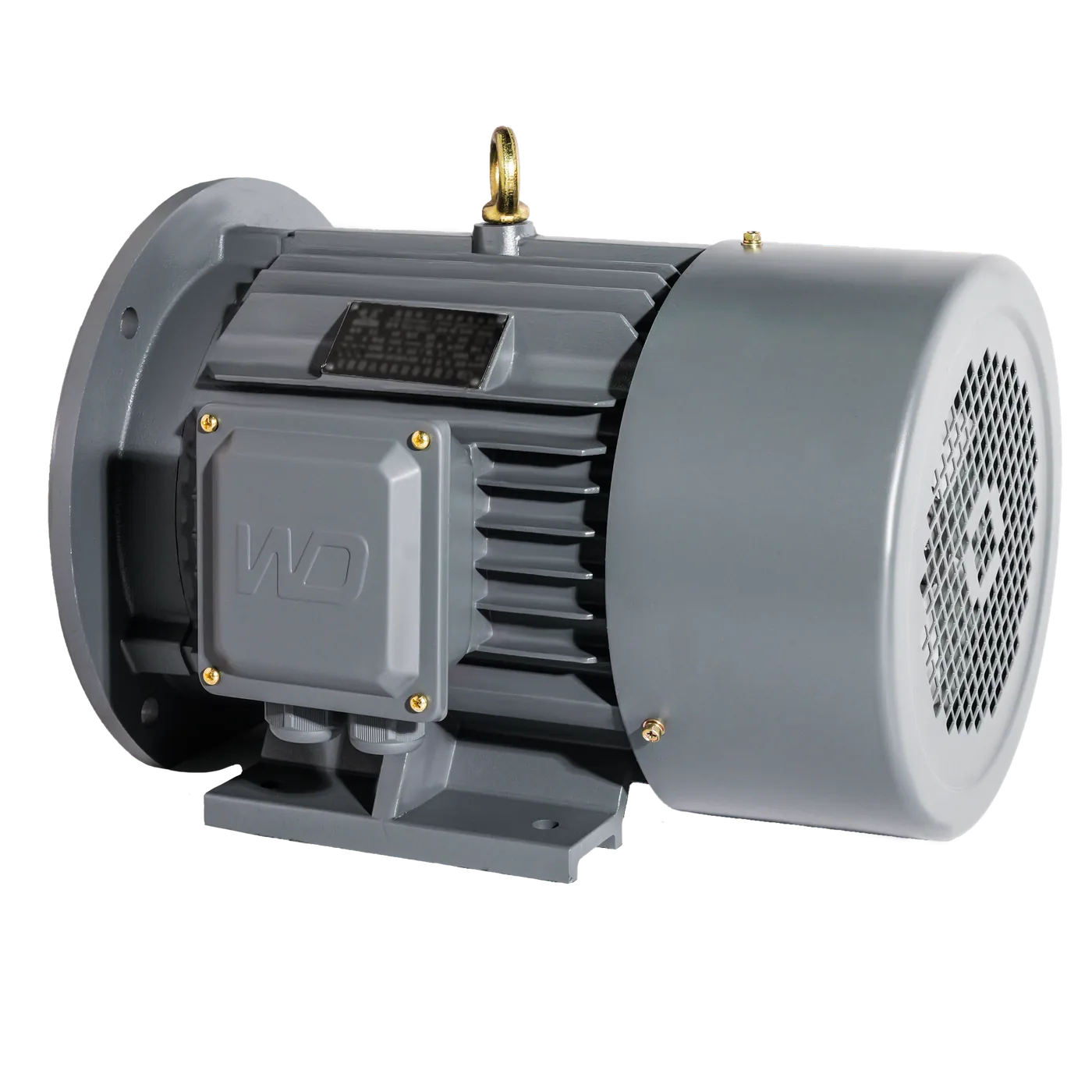 YE4 H80–355 ultra-high efficiency three-phase motor rear side view